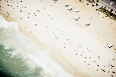 Aerial view of beach