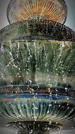 Close-up of bubbles in glass