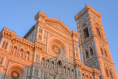Low angle view of historical building against sky