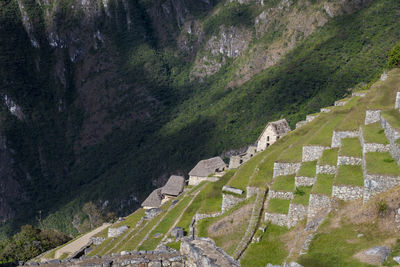 High angle view of a mountain