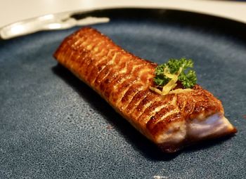 Close-up of food on plate