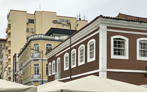 Low angle view of building against sky