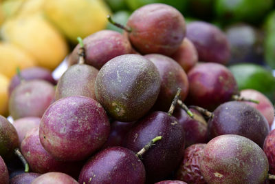 Full frame shot of fresh fruits in market