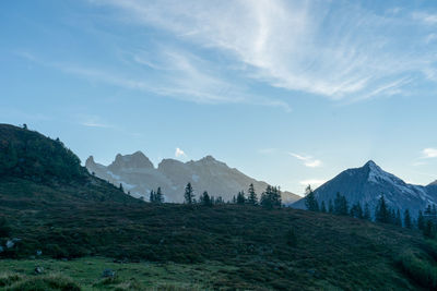 Panoramic view of landscape against sky