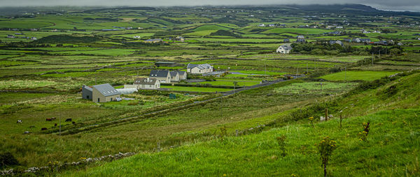Vast irish farmland