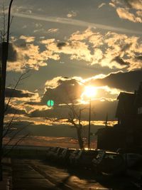 Scenic view of sky during sunset