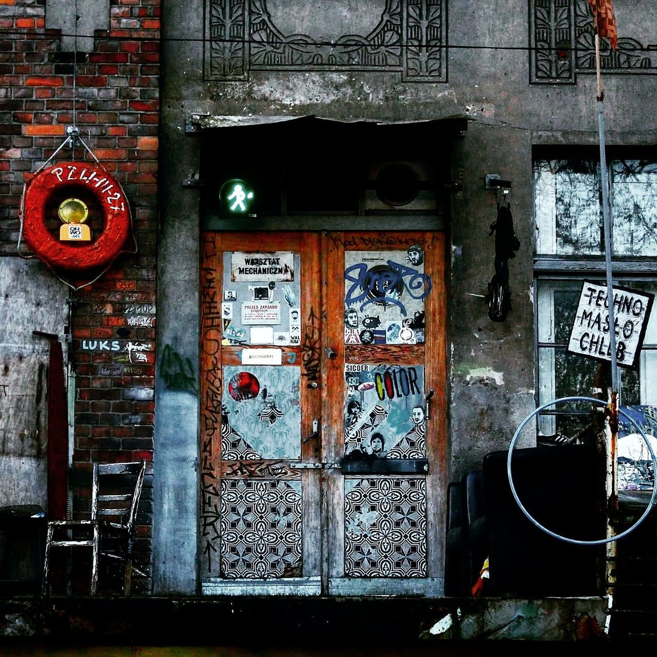 door, built structure, no people, abandoned, architecture, building exterior, day, red, outdoors