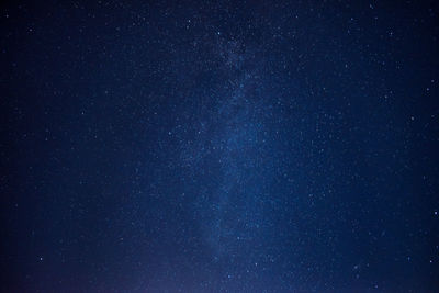 Low angle view of star field at night