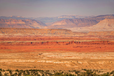 Scenic and colourful raw utah state wilderness landscape. united states of america. utah's desert.