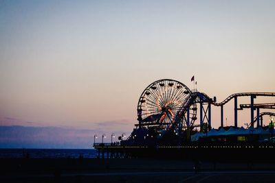 Ferris wheel at night