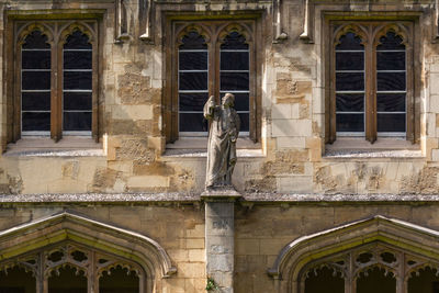 Low angle view of old building