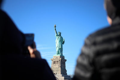 Statue of liberty against sky