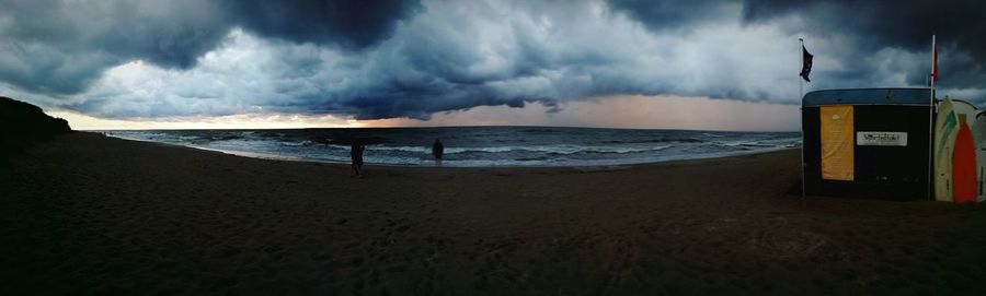 Panoramic view of sea against sky