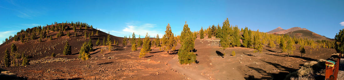 Panoramic view of landscape against sky