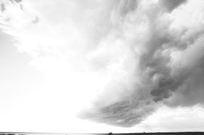 Low angle view of cloudy sky