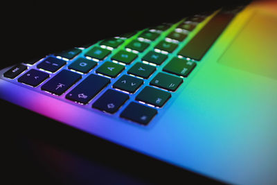 Close-up of computer keyboard