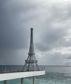 Piece of paris in yalta, eiffel tower