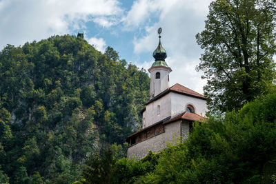 Low angle view of building against sky