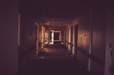 Corridor of building