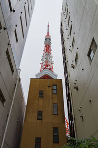 Low angle view of buildings against sky