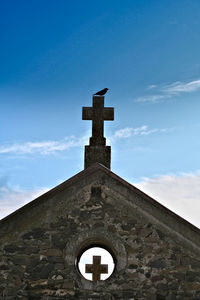 Low angle view of church