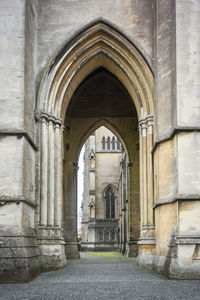 Entrance of historic building