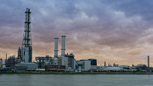 View of city at waterfront