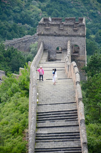 People at great wall of china