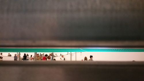 Surface level of multi colored lights