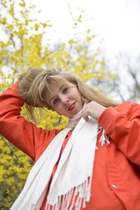 Portrait of a smiling young woman