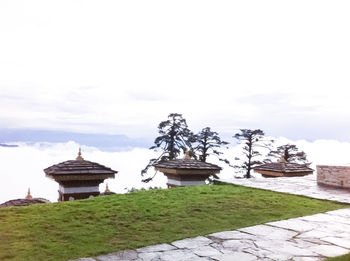 Gazebo against sky