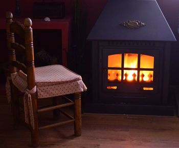 Chairs and table at home