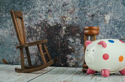 Close-up of stuffed toy on table