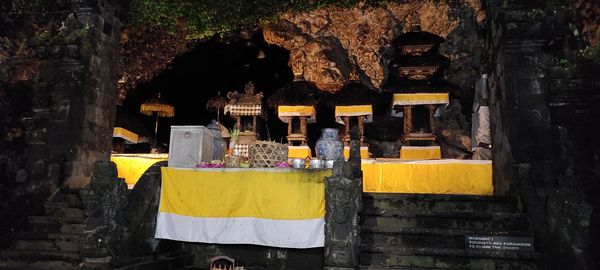 Panoramic view of yellow and buildings
