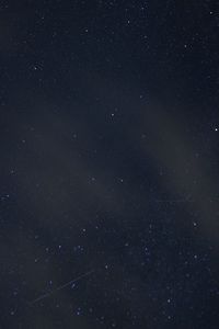 Low angle view of stars in sky at night