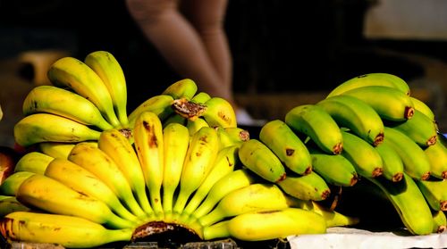 Close-up of fruits for sale at market stall