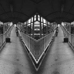 Empty walkway