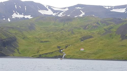 Scenic view of mountains