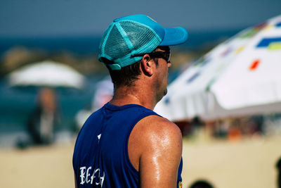 Portrait of young man wearing sunglasses