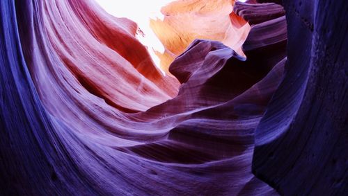 Close-up of rock formation