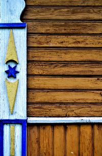 Full frame shot of wooden wall