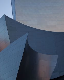 Low angle view of modern building against sky