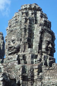 Low angle view of old ruin