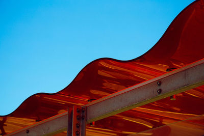 Low angle view of blue sky
