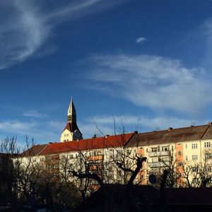 View of church against cloudy sky