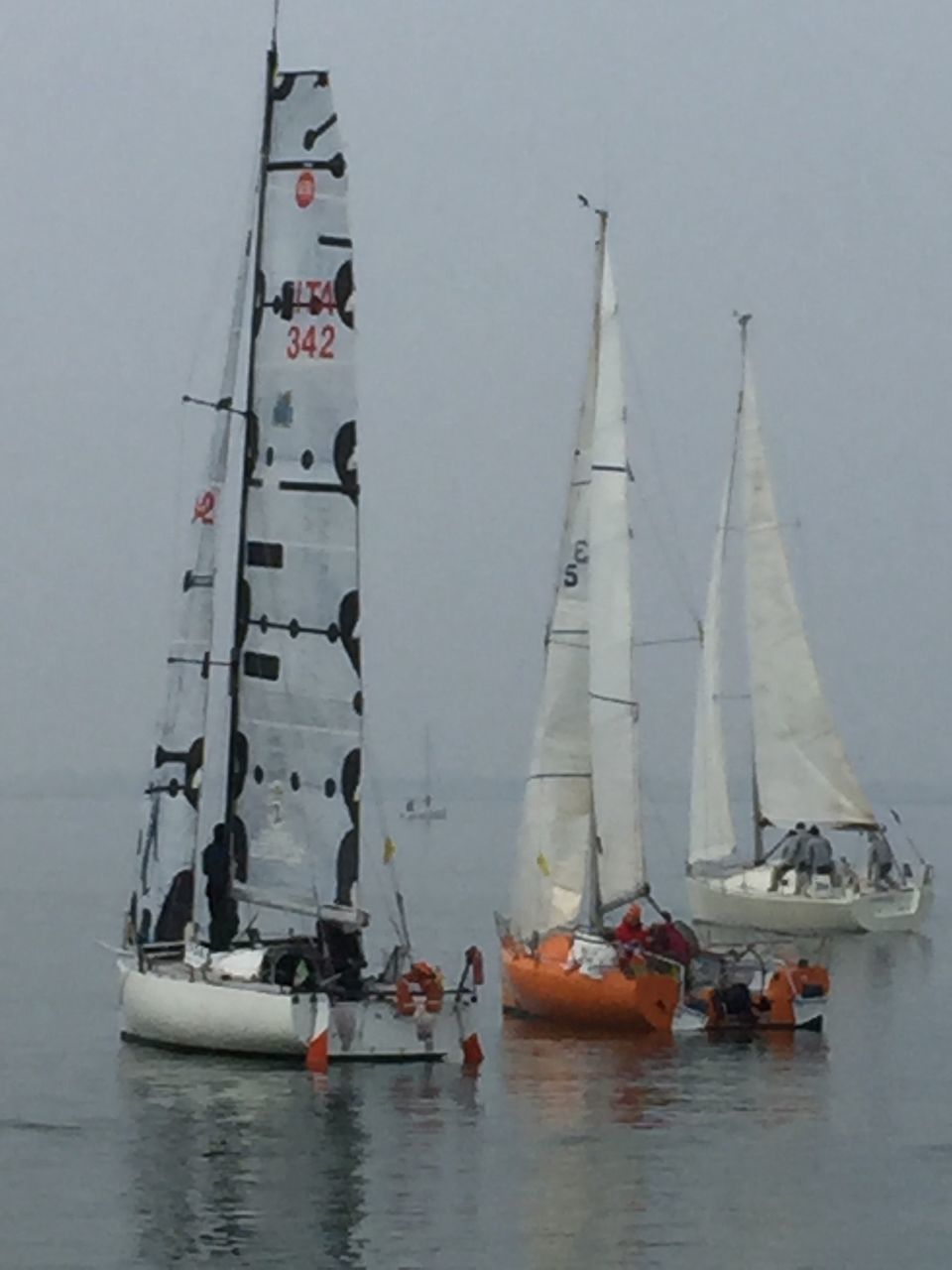 nautical vessel, transportation, water, mode of transport, waterfront, sea, outdoors, sailboat, mast, real people, sailing, day, sky