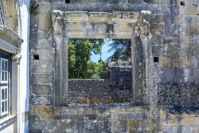 Abandoned built structure