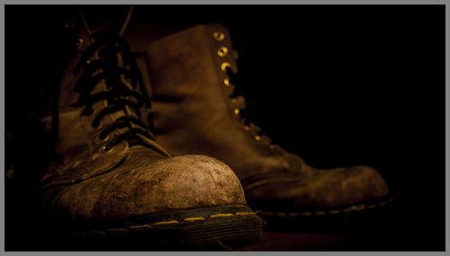 Close-up of shoes