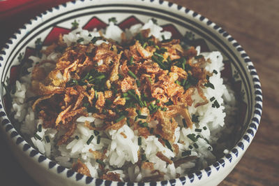 Close-up of food in bowl