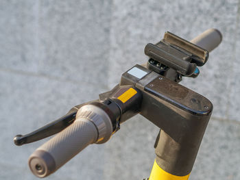Close-up of security camera